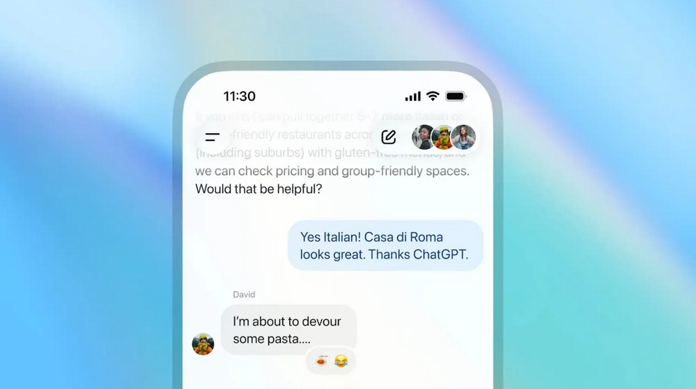 OpenAI-მ ChatGPT-ში ჯგუფური ჩატების ტესტირება დაიწყო